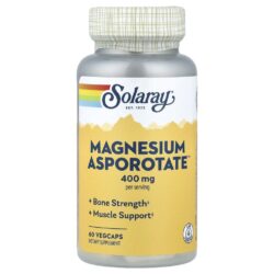 Solaray Magnesium Asporotate™ 60 VegCaps (200 mg por Cápsula)