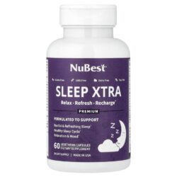 NuBest Sleep Xtra 60 Cápsulas Vegetarianas