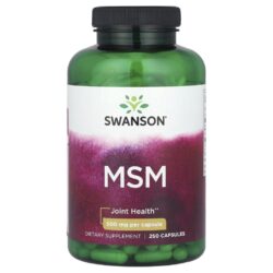 Swanson MSM 500 mg 250 Cápsulas