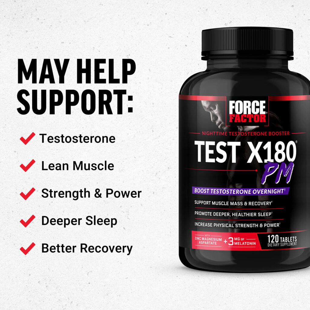 Force Factor Test X180® PM 120 Comprimidos - Imagem 3