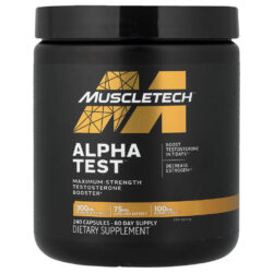 MuscleTech AlphaTest™ 240 Cápsulas