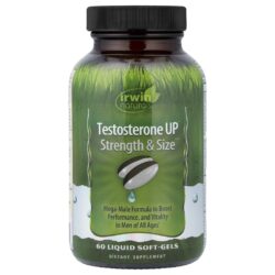 Irwin Naturals Testosterona UP Strength & Size™ 60 Cápsulas Softgel Líquidas