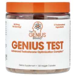 The Genius Brand Genius Test Complexo Avançado de Otimização de Testosterona 120 Cápsulas Vegetais
