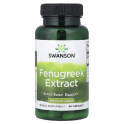 Swanson Extrato de Feno-grego 500 mg 90 Cápsulas