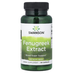 Swanson Extrato de Feno-grego 500 mg 90 Cápsulas