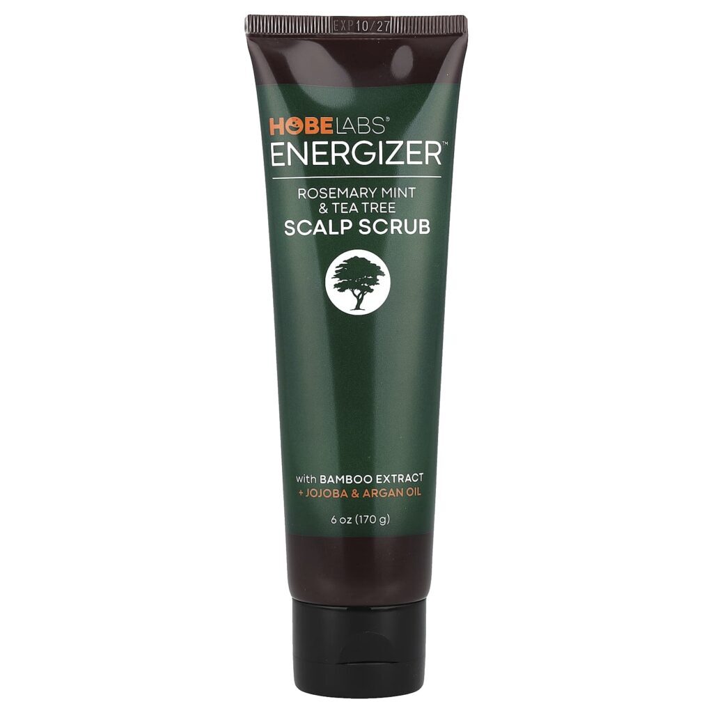 Hobe Labs Energizer™ Esfoliante para o Couro Cabeludo Alecrim Menta e Melaleuca 170 g (6 oz)