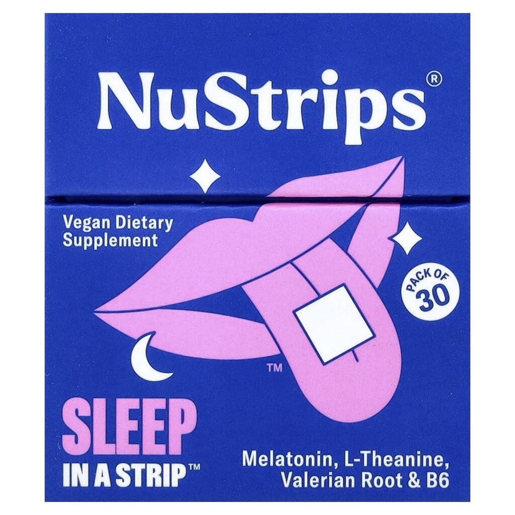 NuStrips Sleep In A Strip™ Mirtilo Sonhador 30 Tiras