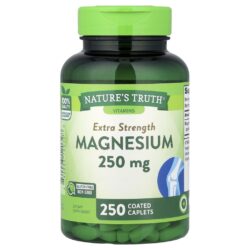 Natures Truth Magnésio 250 mg 250 Cápsulas Revestidas