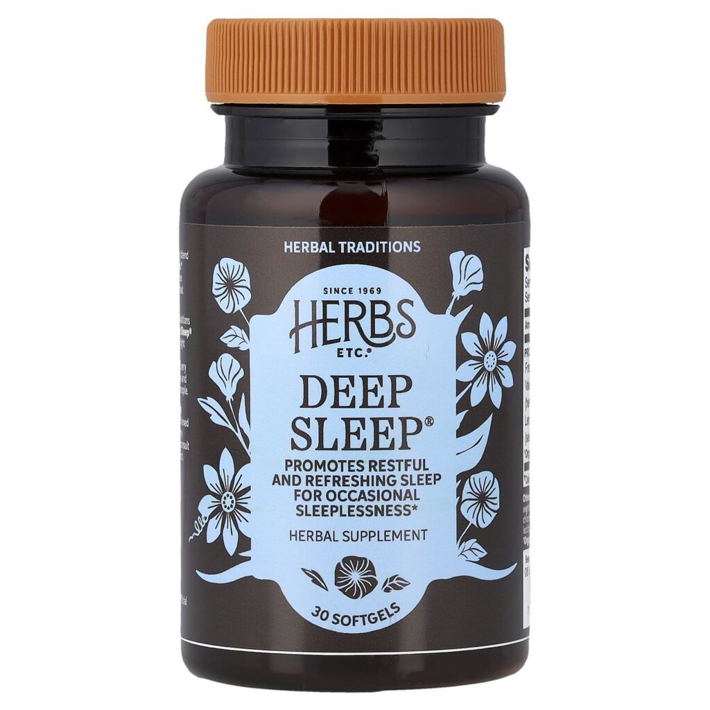 Herbs Etc. Deep Sleep® 30 Cápsulas Softgel