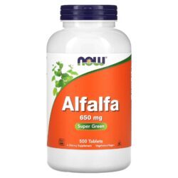 NOW Foods Alfafa 650 mg 500 comprimidos