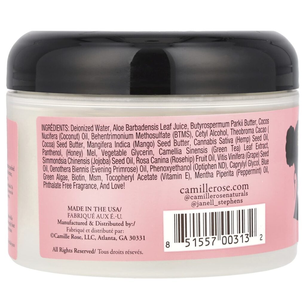 Camille Rose Máscara de Condicionamento Profundo com Algas Renováveis Manteiga de Cacau e Manga 240 ml (8 oz) - Imagem 2