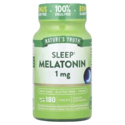 Natures Truth Melatonina para o Sono 1 mg 180 Comprimidos