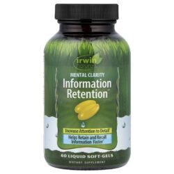 Irwin Naturals Mental Clarity Information Retention™ 60 Cápsulas Softgel Líquidas