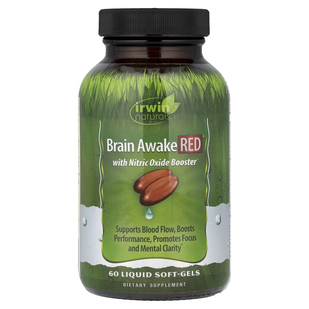 Irwin Naturals Brain Awake Red® 60 Cápsulas Softgel Líquidas