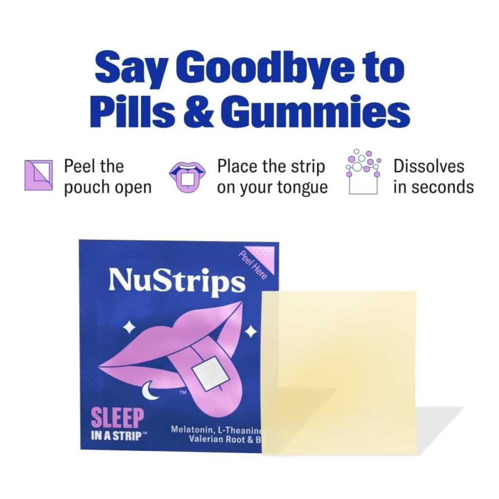 NuStrips Sleep In A Strip™ Mirtilo Sonhador 30 Tiras - Imagem 5