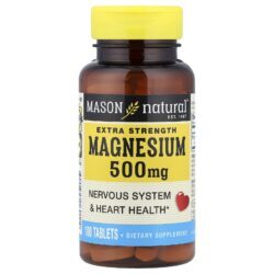 Mason Natural Magnésio 500 mg 100 Comprimidos
