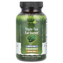 Irwin Naturals Triple-Tea Fat Burner® 75 Cápsulas Softgel Líquidas