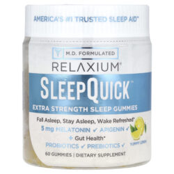 Relaxium Gomas SleepQuick™ Sabor Delicioso de Limão 60 Gomas