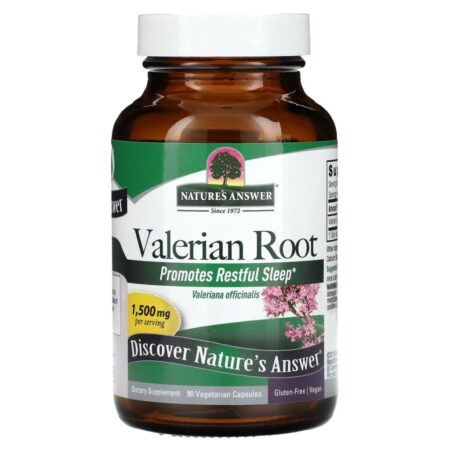 Natures Answer Raiz de Valeriana 90 Cápsulas Vegetarianas (500 mg por Cápsula) - Imagem 3