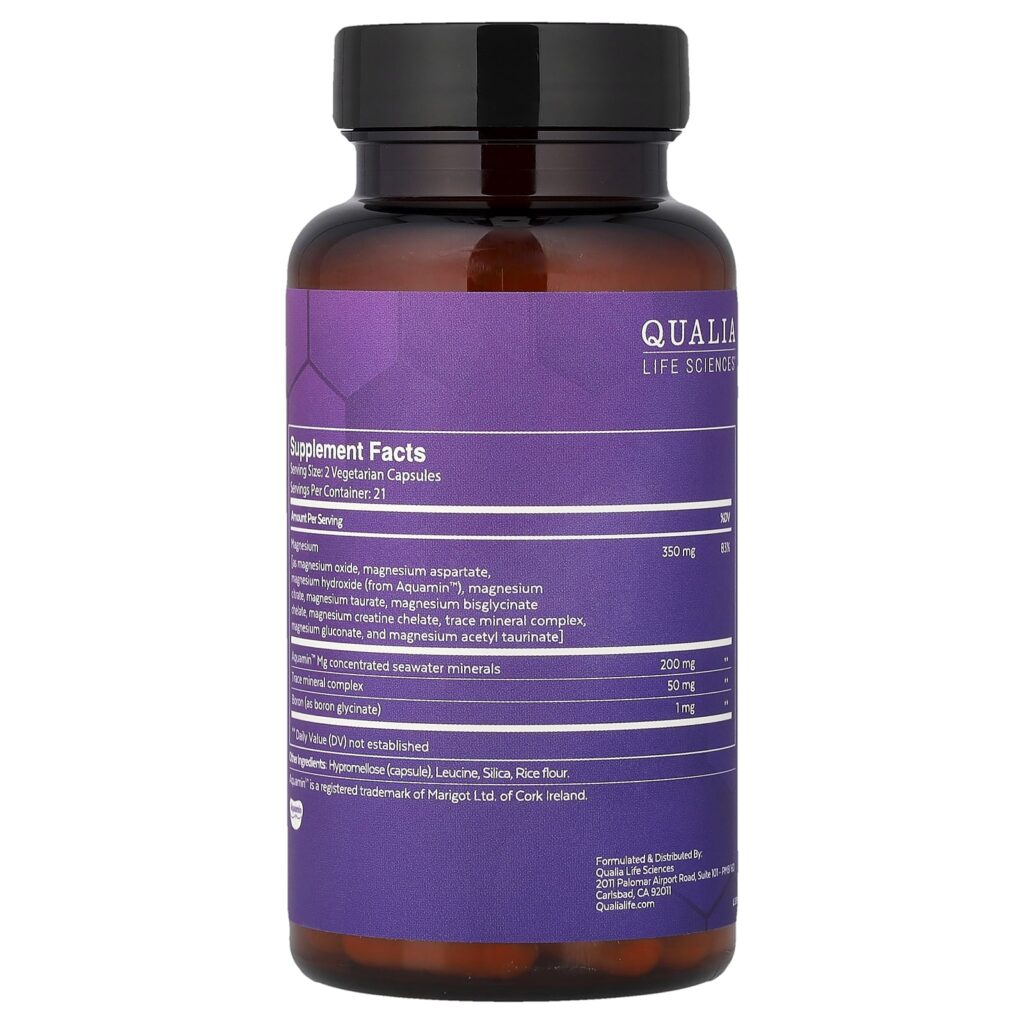 Qualia Magnesium+™ 42 Cápsulas - Imagem 2