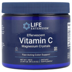 Life Extension Vitamina C Efervescente - Cristais de Magnésio 635 oz (180 g)