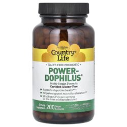 Country Life Power-Dophilus 200 Cápsulas Veganas
