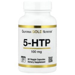 California Gold Nutrition 5-HTP 100 mg 60 Cápsulas Vegetais