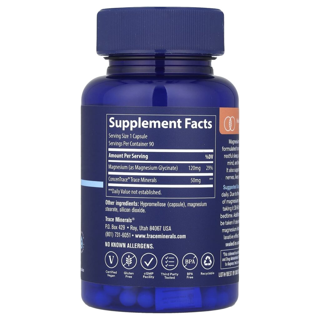 Trace Glicinato de Magnésio 90 Cápsulas - Imagem 2