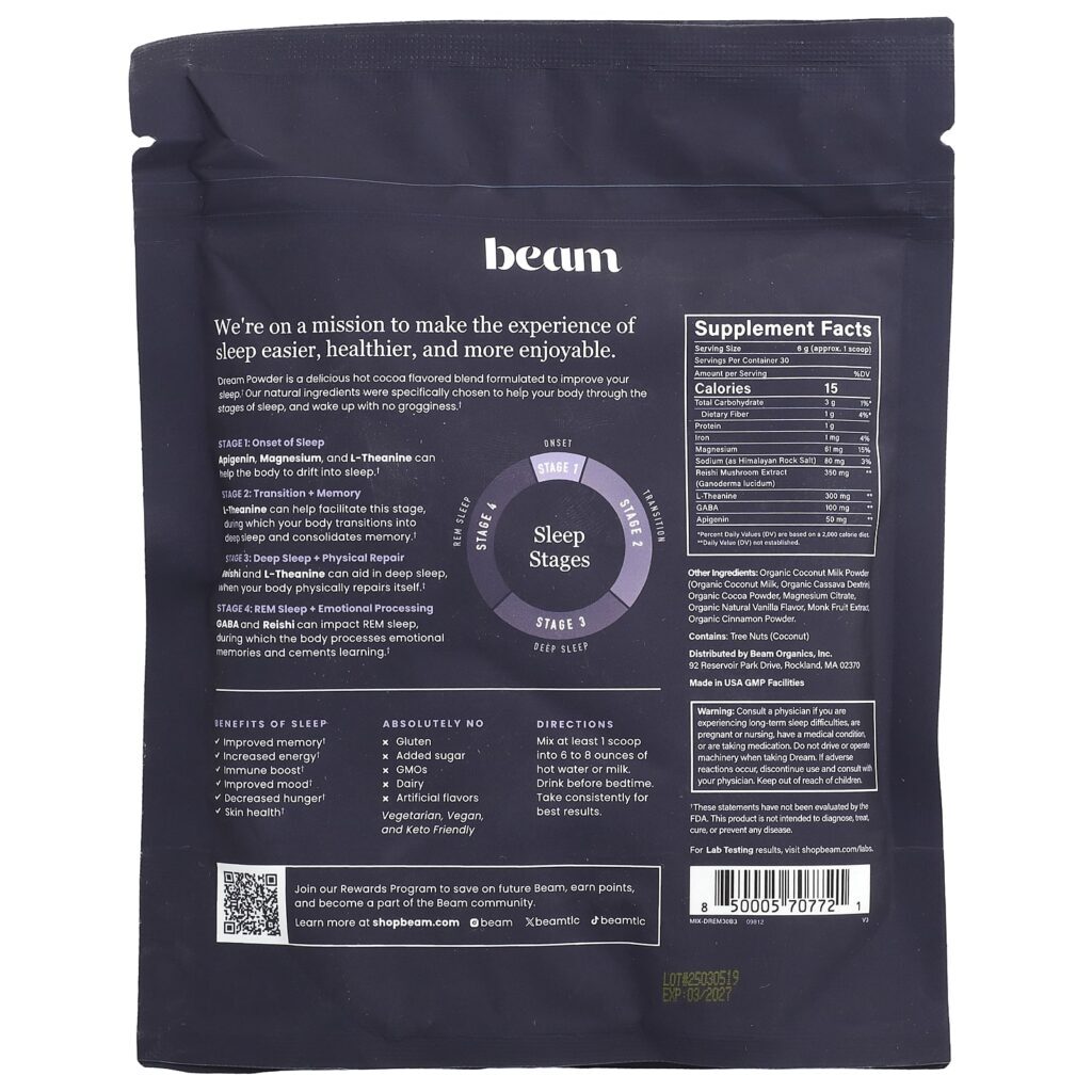 Beam Dream Canela e Cacau 180 g (635 oz) - Imagem 2