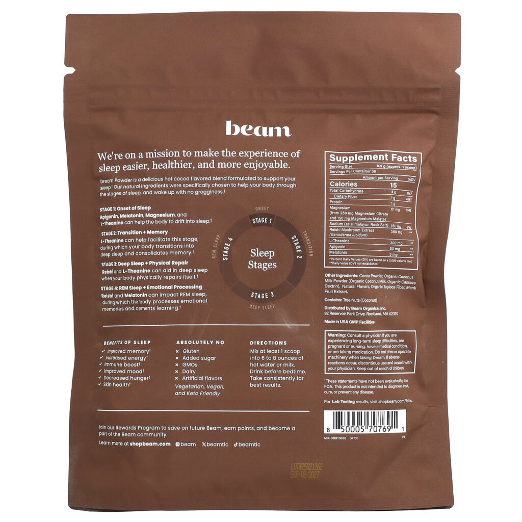 Beam Dream Massa de Brownie 207 g (73 oz) - Imagem 2