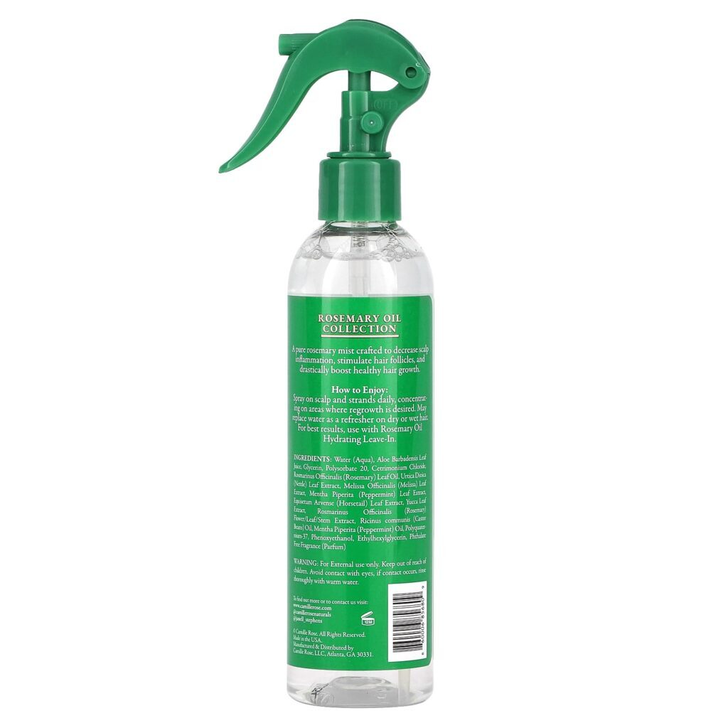 Camille Rose Spray Fortalecedor Diário Água de Alecrim 236 ml (8 fl oz) - Imagem 2