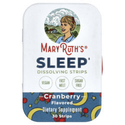 MaryRuths Tiras Dissolventes do Sono Cranberry 30 Tiras