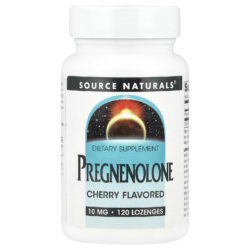 Source Naturals Pregnenolona Cereja 10 mg 120 Pastilhas