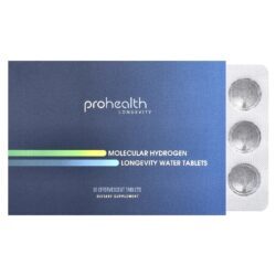 ProHealth Longevity Hidrogênio Molecular Comprimidos na Água para Longevidade 30 Comprimidos Efervescentes