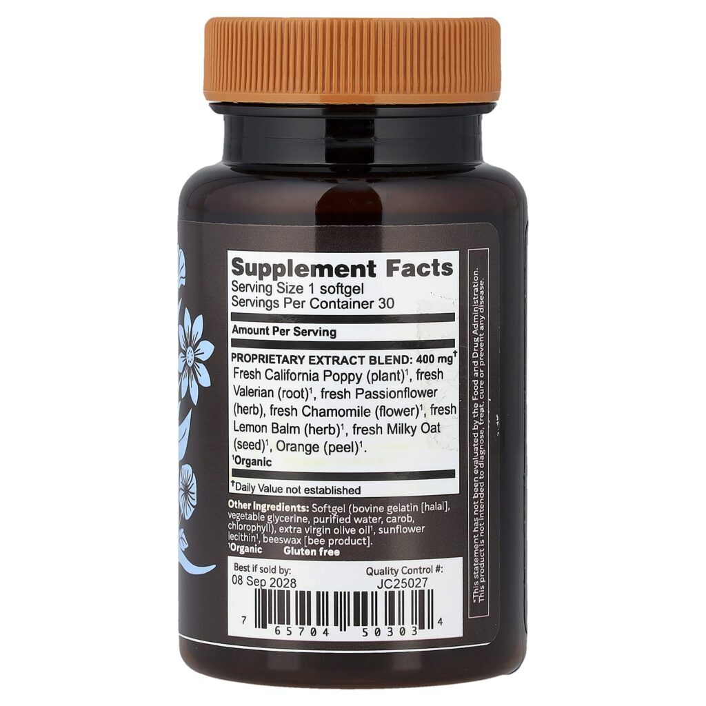 Herbs Etc. Deep Sleep® 30 Cápsulas Softgel - Imagem 2
