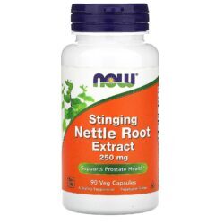 NOW Foods Extrato de Raiz de Urtiga 250 mg 90 Cápsulas Vegetais