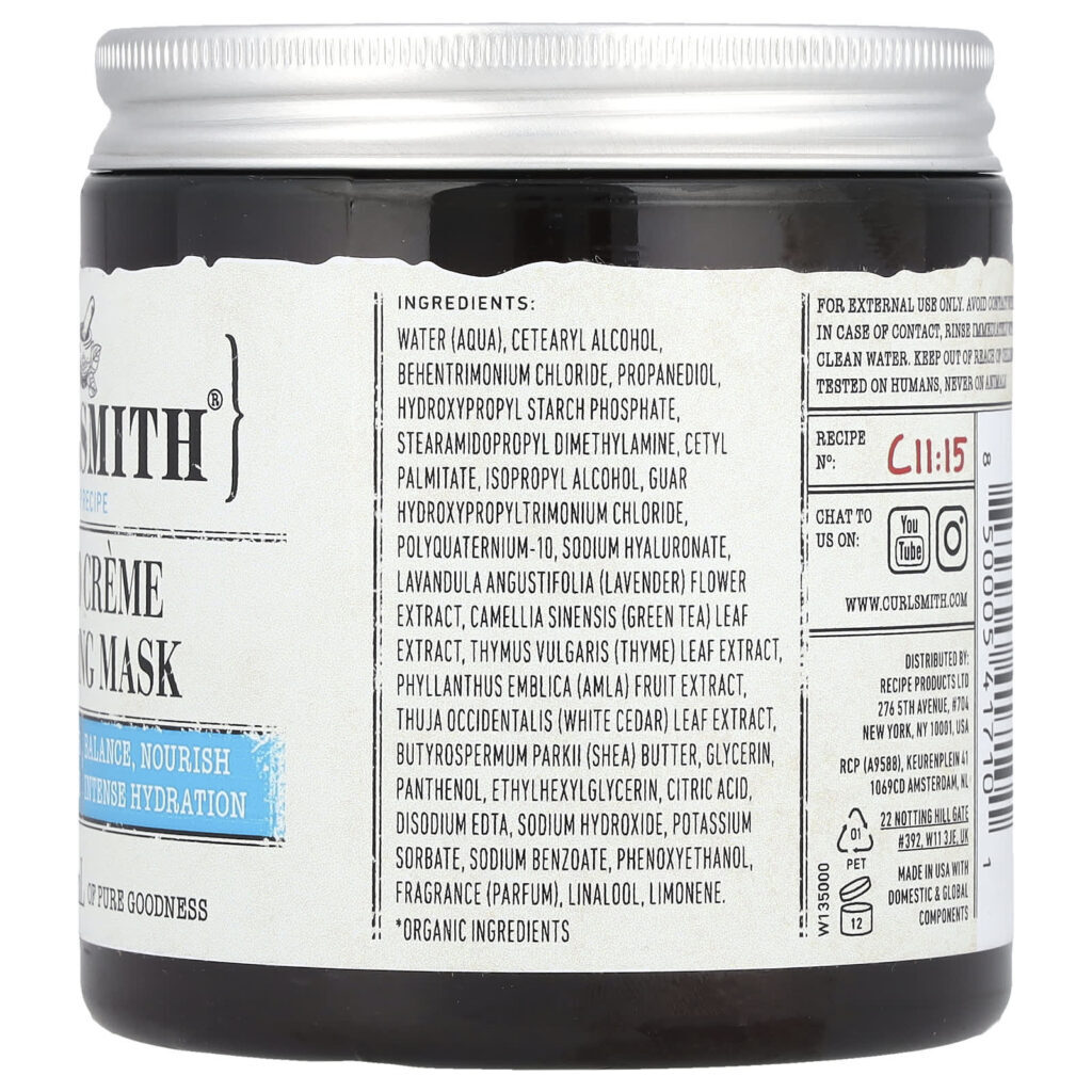 Curlsmith Máscara Calmante Hydro Creme 237 ml (8 fl oz) - Imagem 2