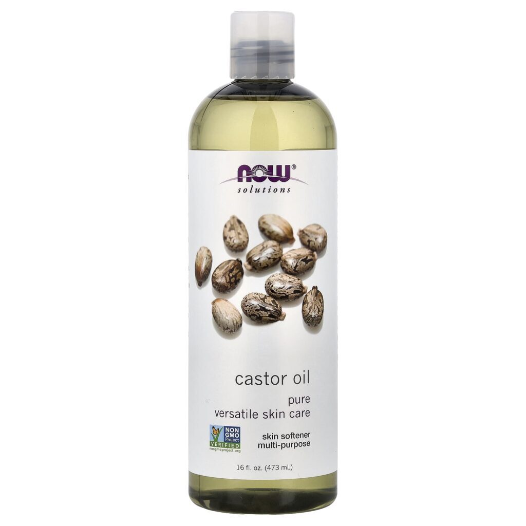 NOW Foods Soluções Óleo de Rícino 473 ml (16 fl oz)