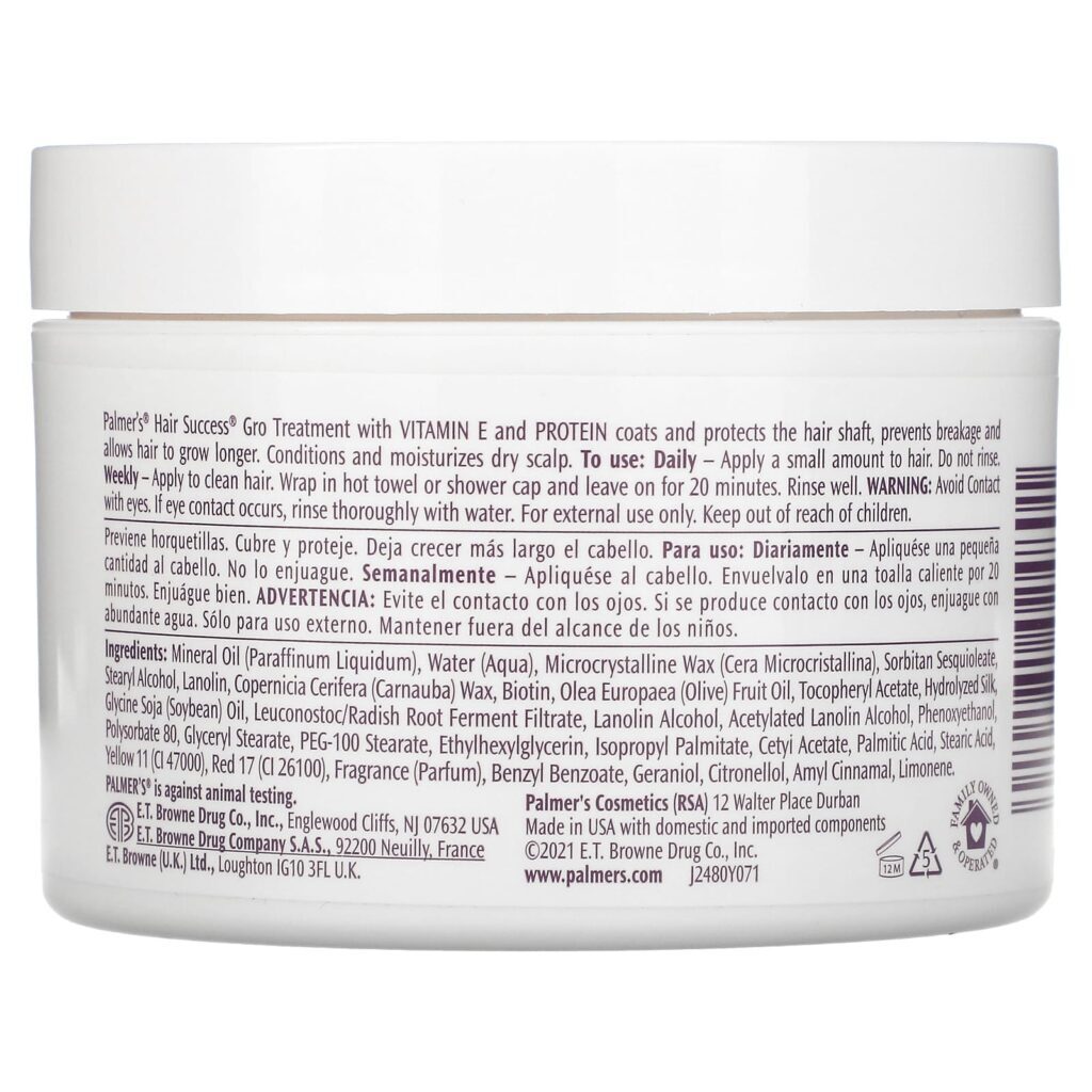 Palmers Hair Success® com Vitamina E Tratamento Gro 200 g (75 oz) - Imagem 2
