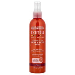 Cantu Manteiga de Karité Spray para Brilho e Fixação com Óleo de Coco 236 ml (8 fl oz)