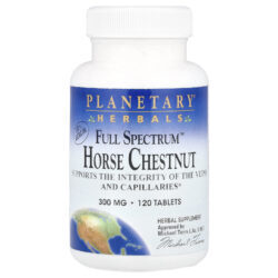 Planetary Herbals Castanha-da-Índia Full Spectrum™ 120 Comprimidos