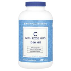 The Vitamin Shoppe Vitamina C com Rosa-Mosqueta 600 Comprimidos