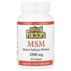 Natural Factors MSM 1.000 mg 90 Comprimidos