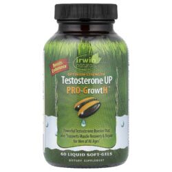 Irwin Naturals Testosterona UP de Potência Ideal Pro-GrowtH™ 60 Cápsulas Softgel Líquidas