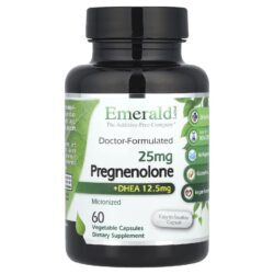 Emerald Laboratories Pregnenolona + DHEA 60 Cápsulas Vegetais