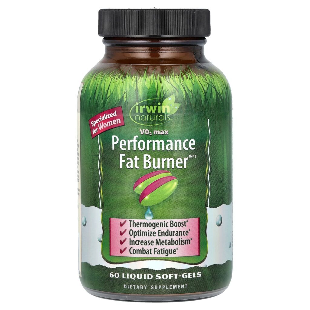 Irwin Naturals V02 Máx. Queimador de Gordura Performance 60 Cápsulas Softgel Líquidas