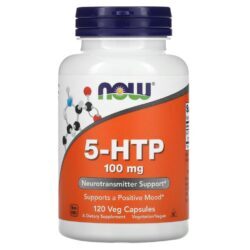 NOW Foods 5-HTP 100 mg 120 Cápsulas Vegetais
