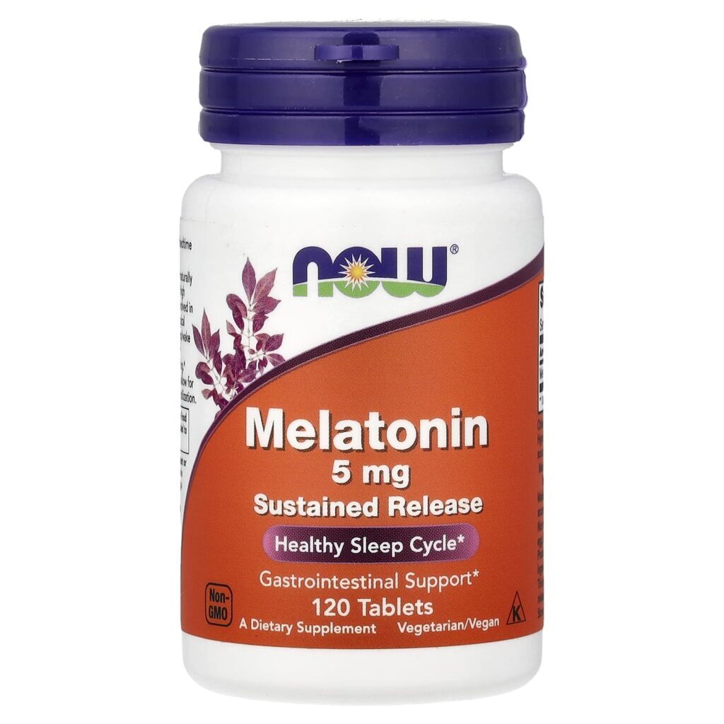 NOW Foods Melatonina 5 mg 120 Comprimidos