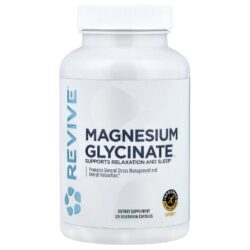 Revive Glicinato de Magnésio 120 Cápsulas Vegetarianas (100 mg por Cápsula)