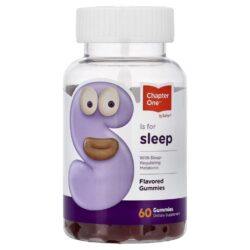 Chapter One Sleep Gomas de Melatonina Com Sabor 60 Gomas (25 mg por Goma)